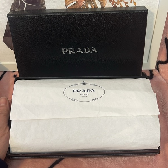 Limited Edition Prada Tricolor Saffiano in Cammeo - Picture 12 of 13